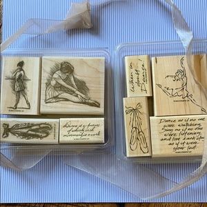 🩰TWO Ballet/Dance Stamp Sets ~ Stampin Up!